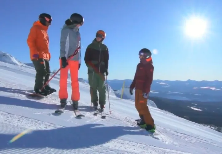 What is champagne snow and why do skiers and snowboarders love it