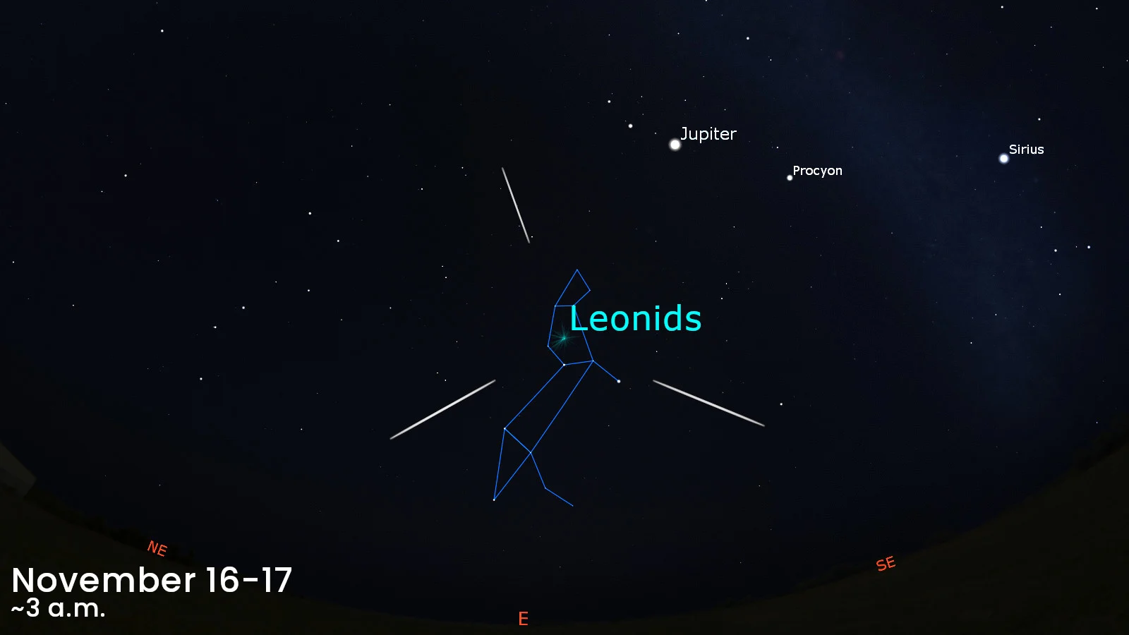 Leonids - Nov 17 3 am - 2025