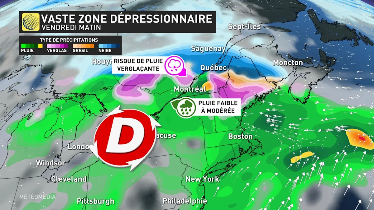 Verglas Ridge Une grande région sera affligée par le verglas : le Québec n’y ...