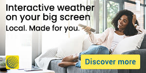 Our TV app provides you with easy on-demand access to local weather information and a large library of video content on your big screen TV.