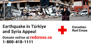 Earthquake in Türkiye & Syria Appeal. Please donate to the Red Cross, supported by The Weather Network
