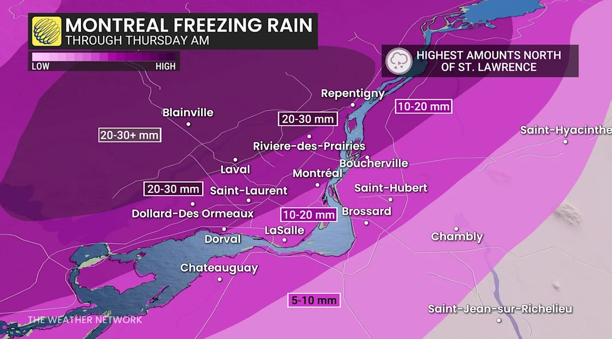 Quebec faces 20-30 mm of freezing rain lasting 24 hours, causing ...