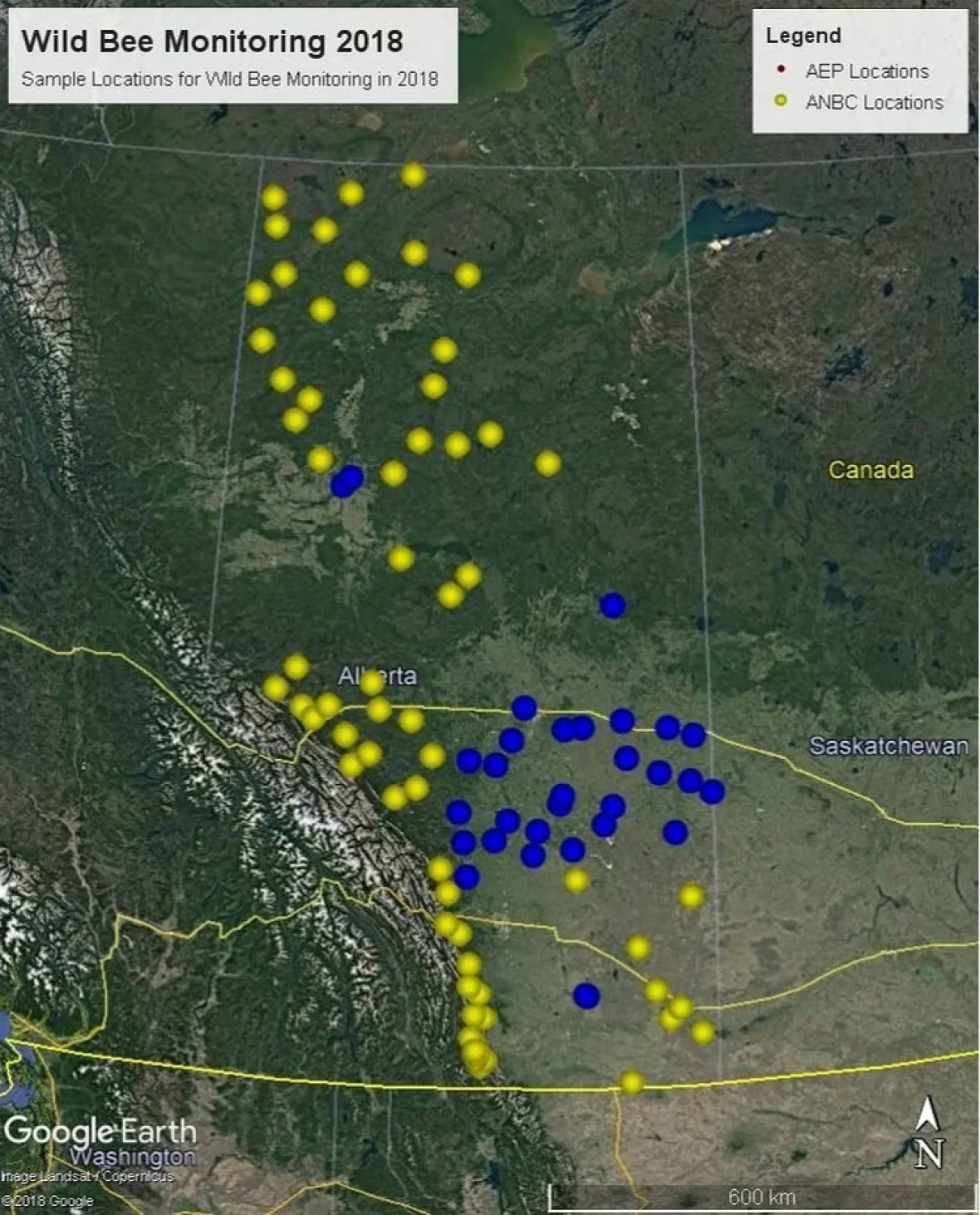 wild-bee-monitoring-alberta-2018-map/www.albertanativebeecouncil.ca via CBC