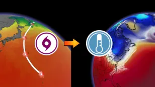 Un typhon au Japon aura des effets jusqu'au Québec