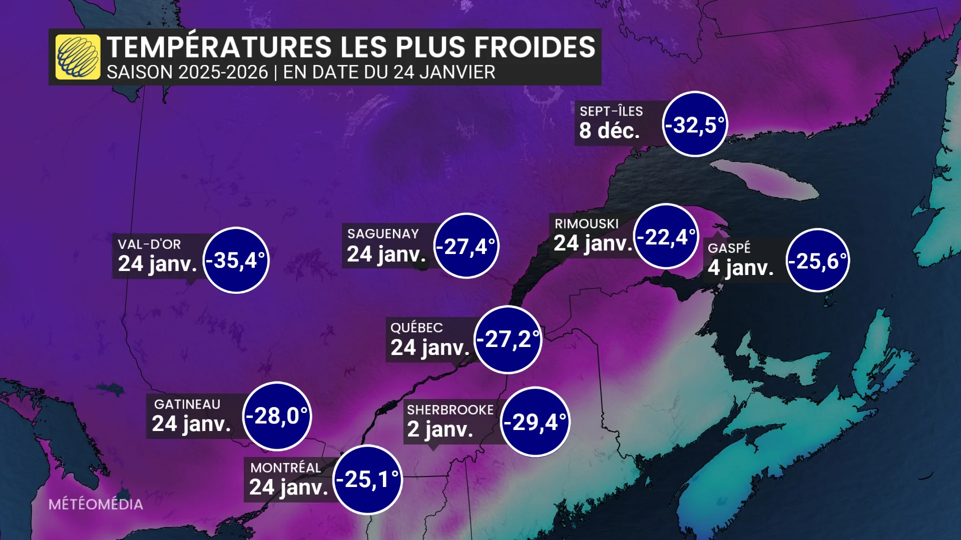Vague de froid : une première en 22 ans pour cette région