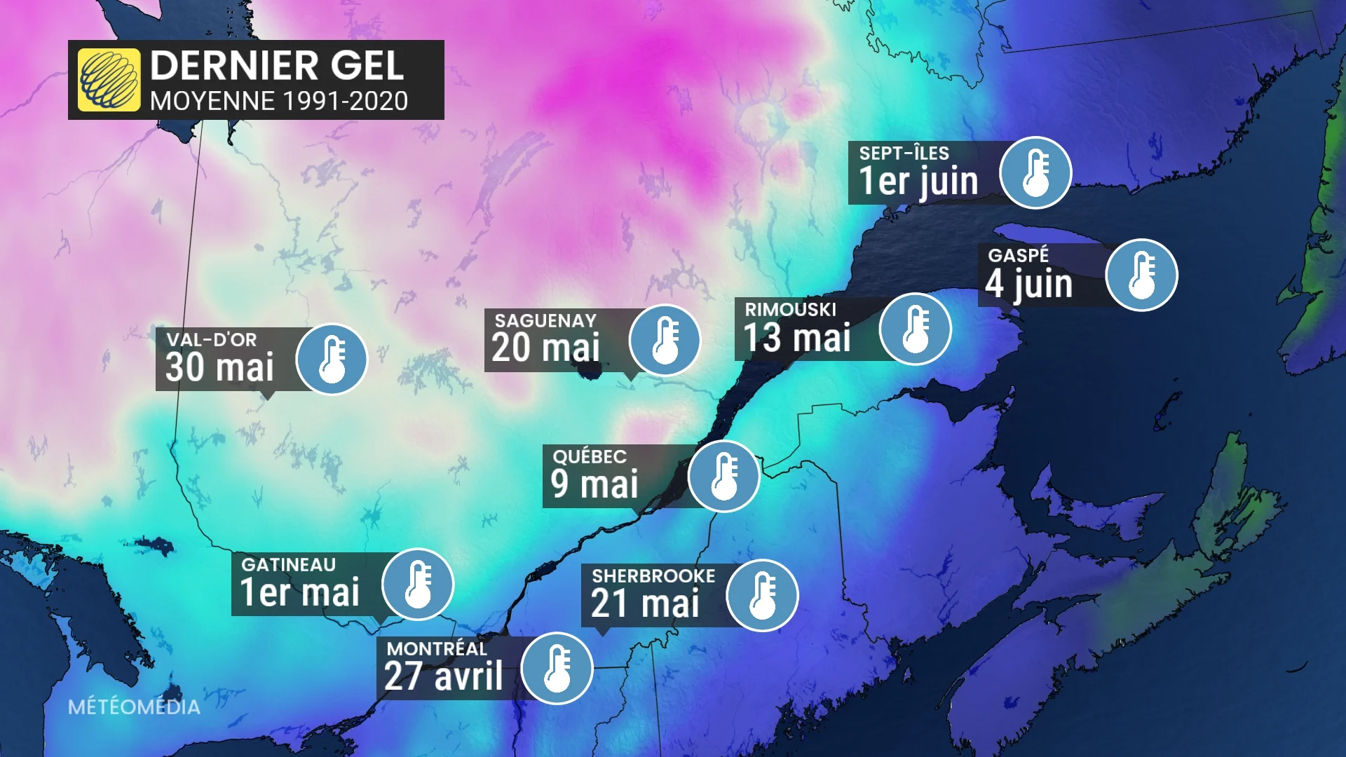 Lundi au Québec : grand retour du gel