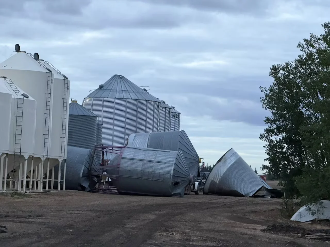 Farm, Alberta, Tornado, Storm, June 16, 2026. (CBC/Todd Loewen)