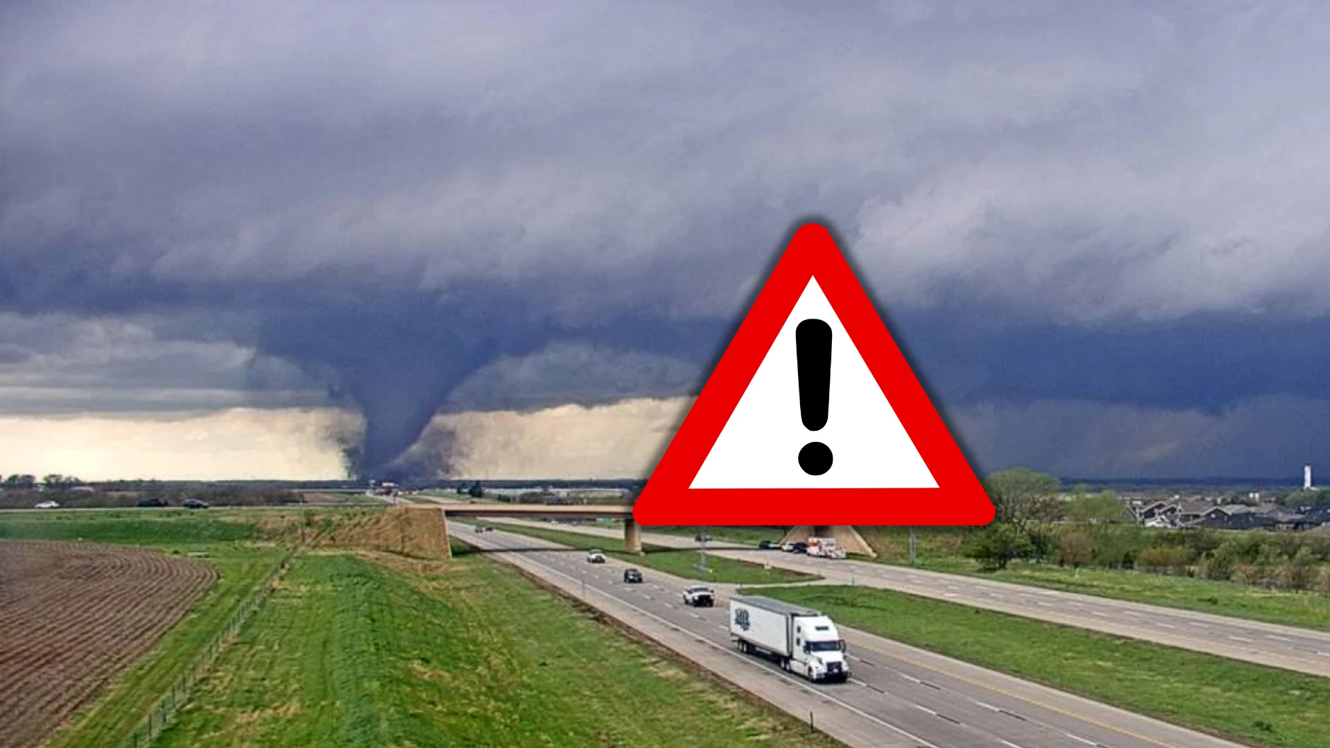 PHOTOS: Highway camera captures tornado on the horizon - The Weather ...