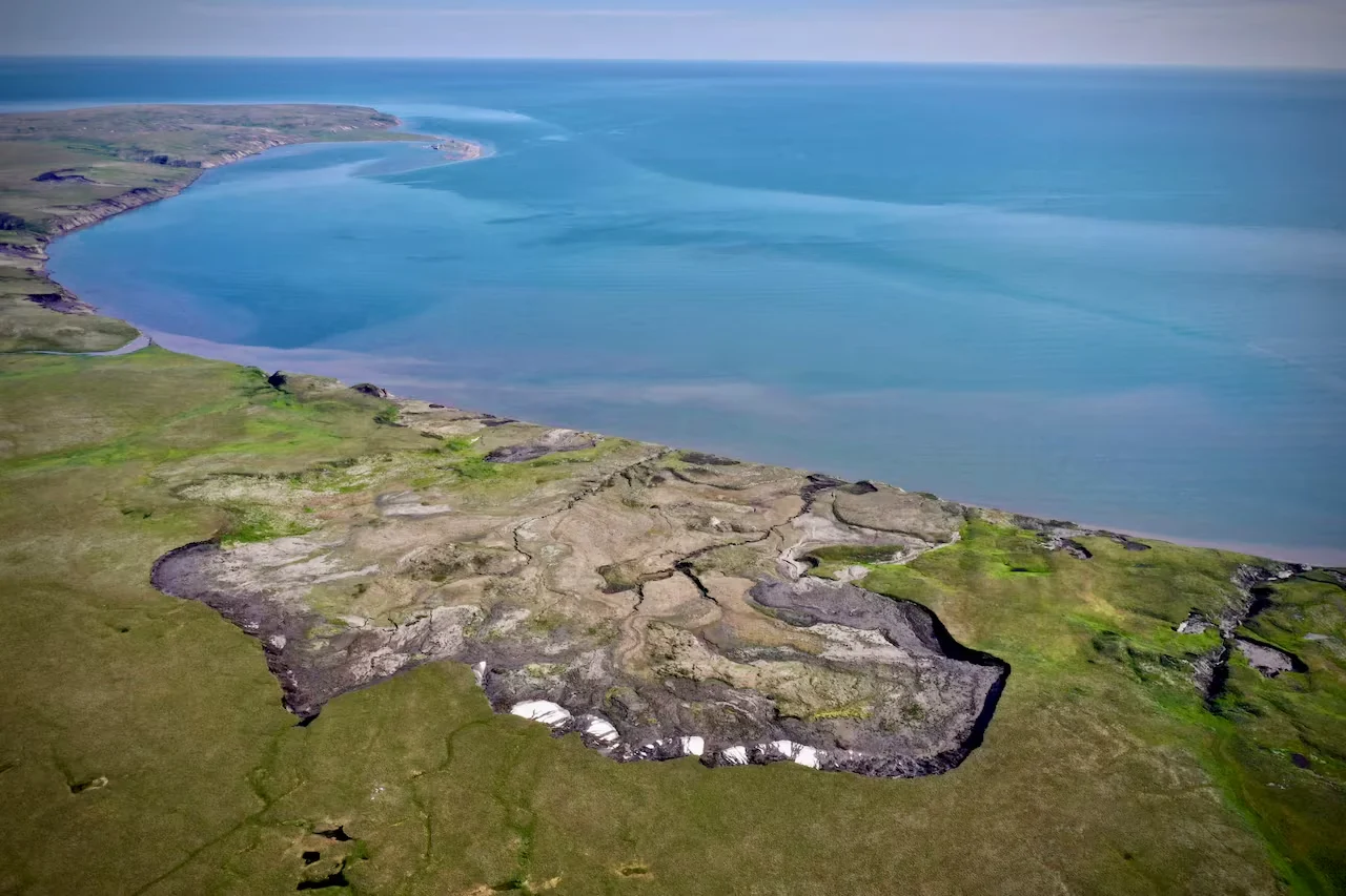 Permafrost slump/Isla Myers-Smith via CBC