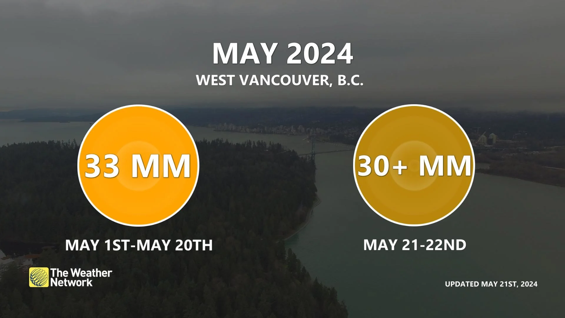 B.C. West Vancouver rainfall for May_May 21