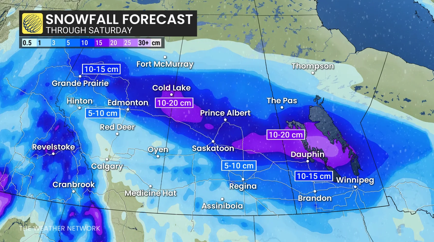 Baron - Prairie snow through Saturday - Dec 19