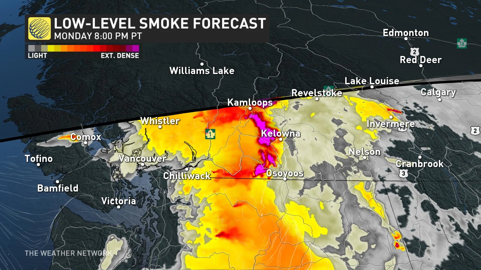 Baron - BC low level smoke - Aug21
