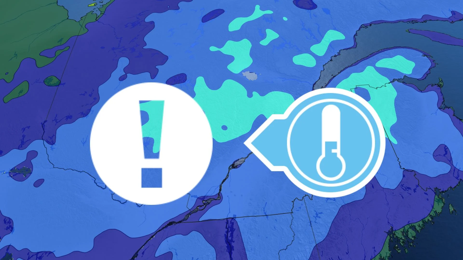 Le Québec sous l'emprise du gel