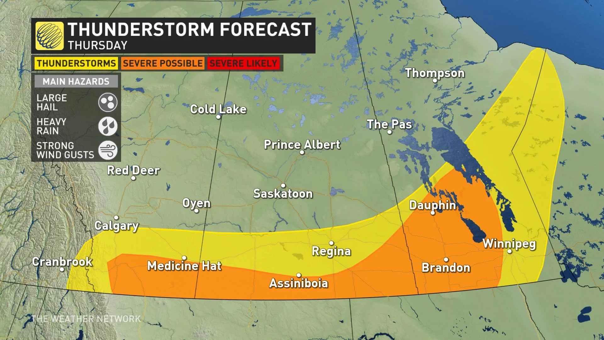 Relentless storm threat hangs over the Prairies, but with an end in ...