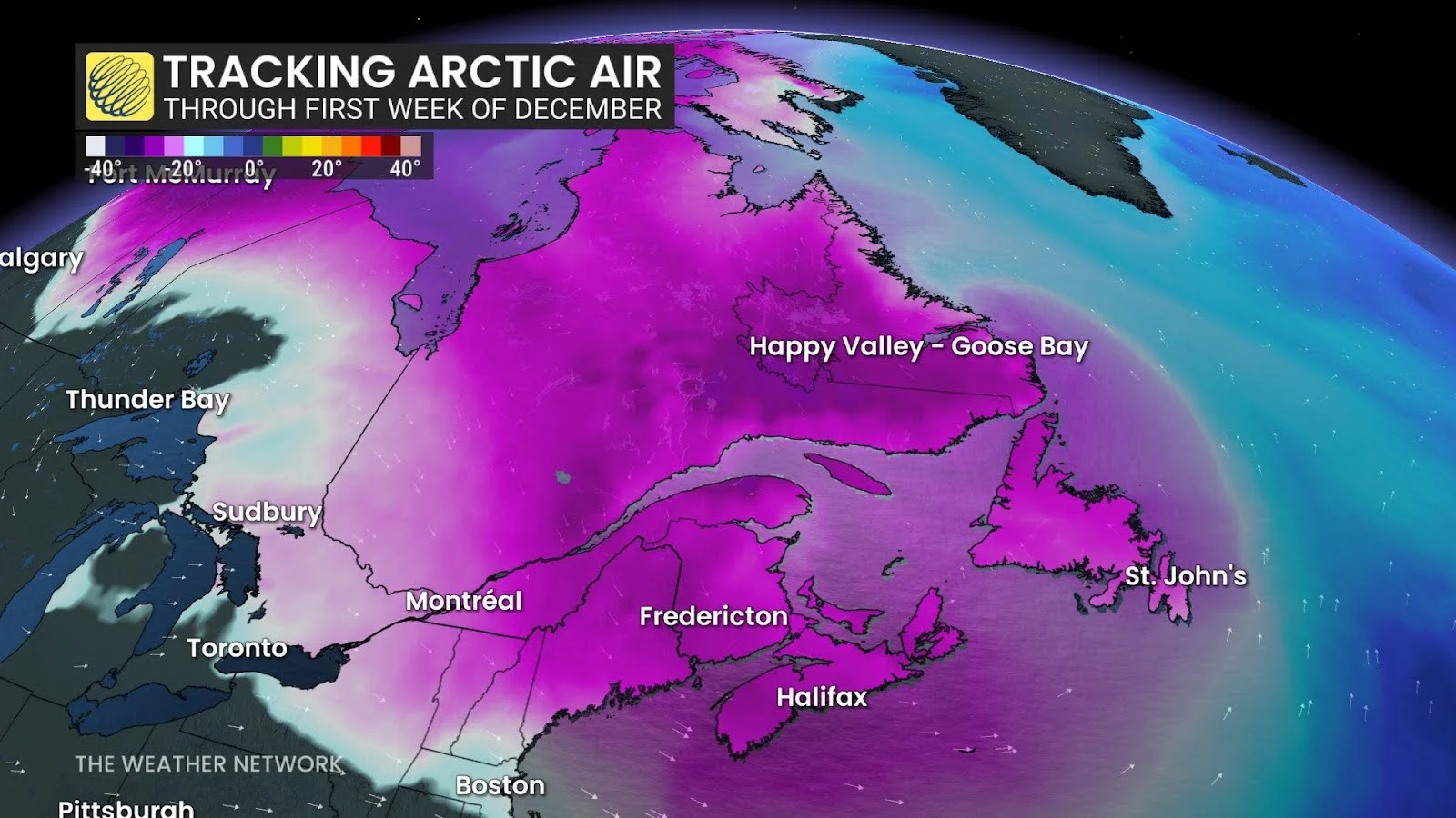 Tracking Arctic Air Atlantic Canada