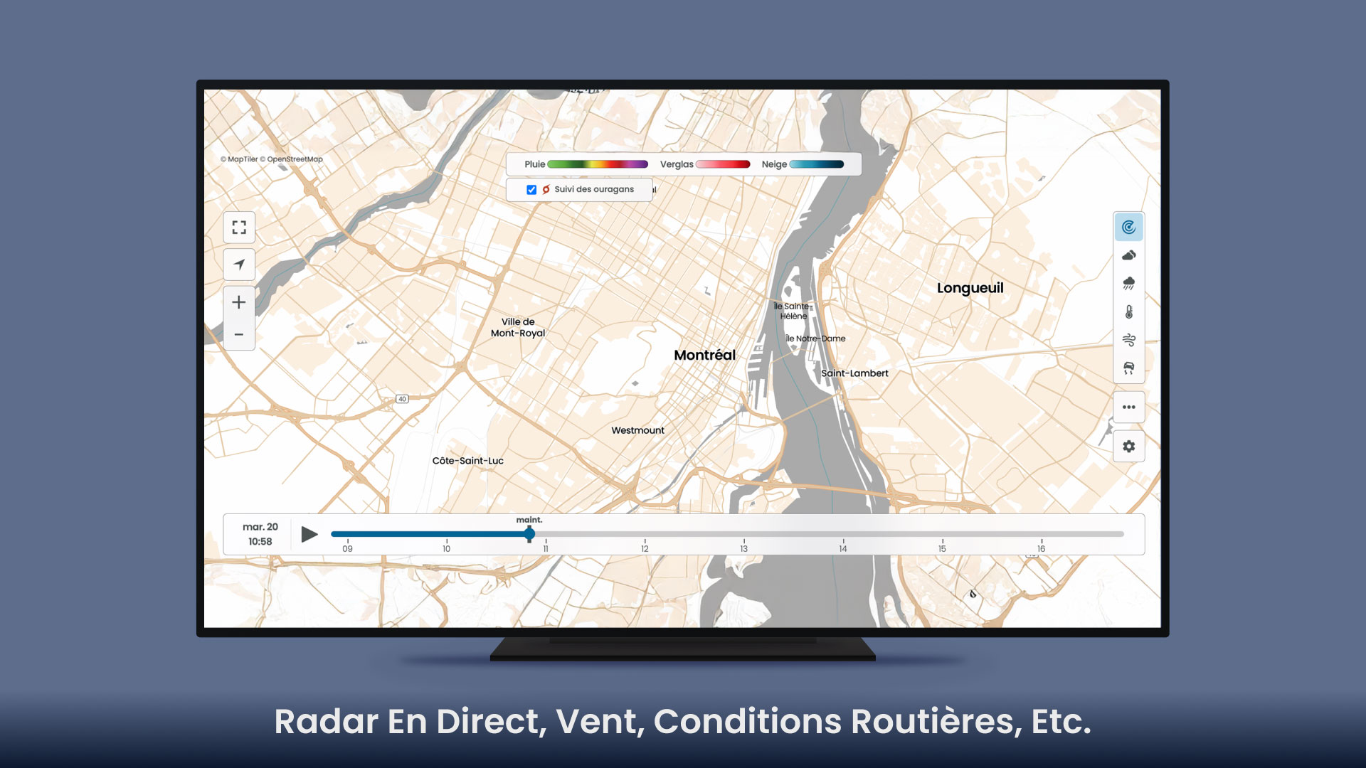 Live Radar Wind Highway Conditions