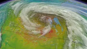 Powerful system causes dust storm to sweep into Manitoba
