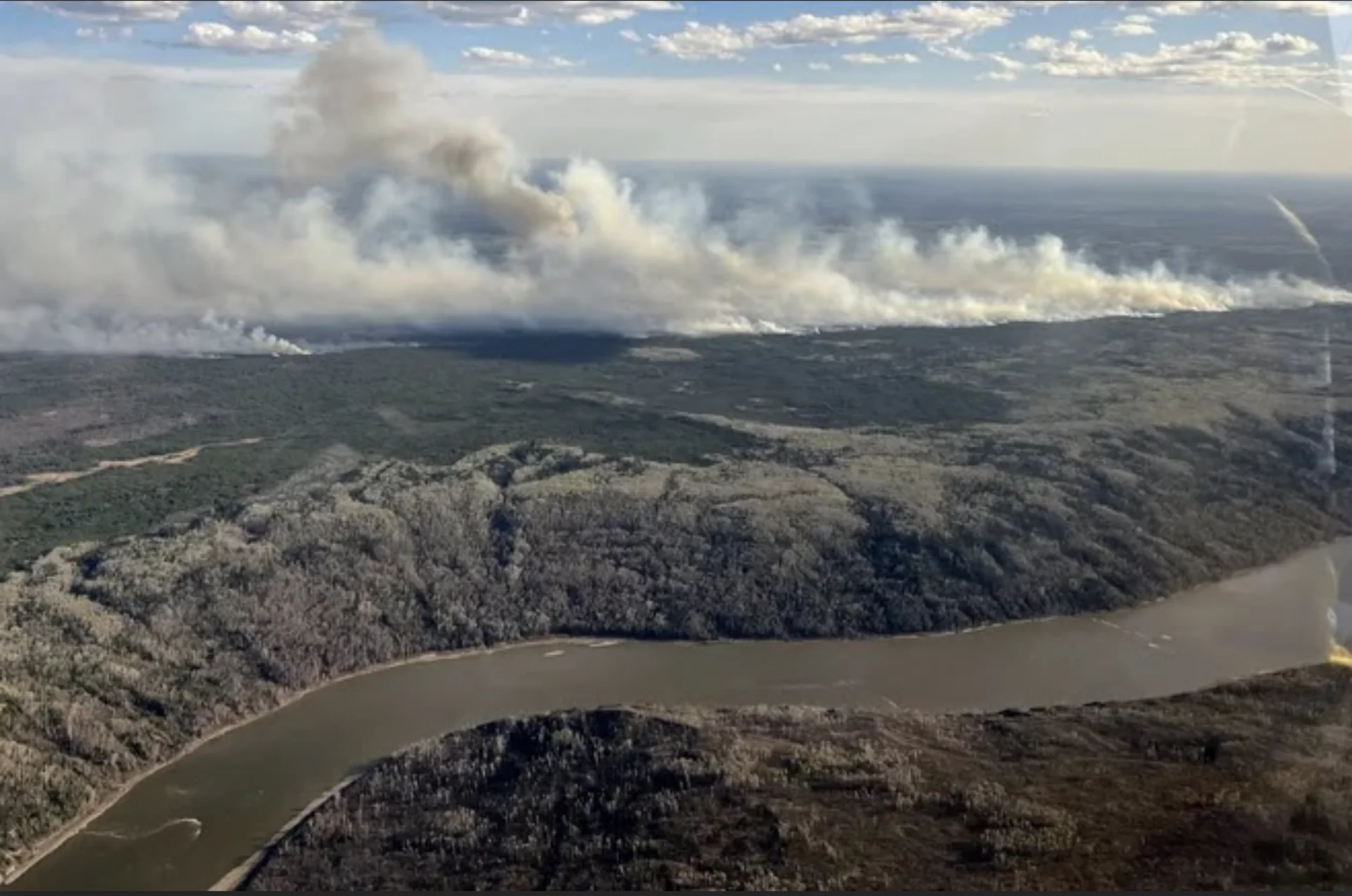 Government of Alberta: Wildfire near Fort McMurray, Alberta, May 10, 2024