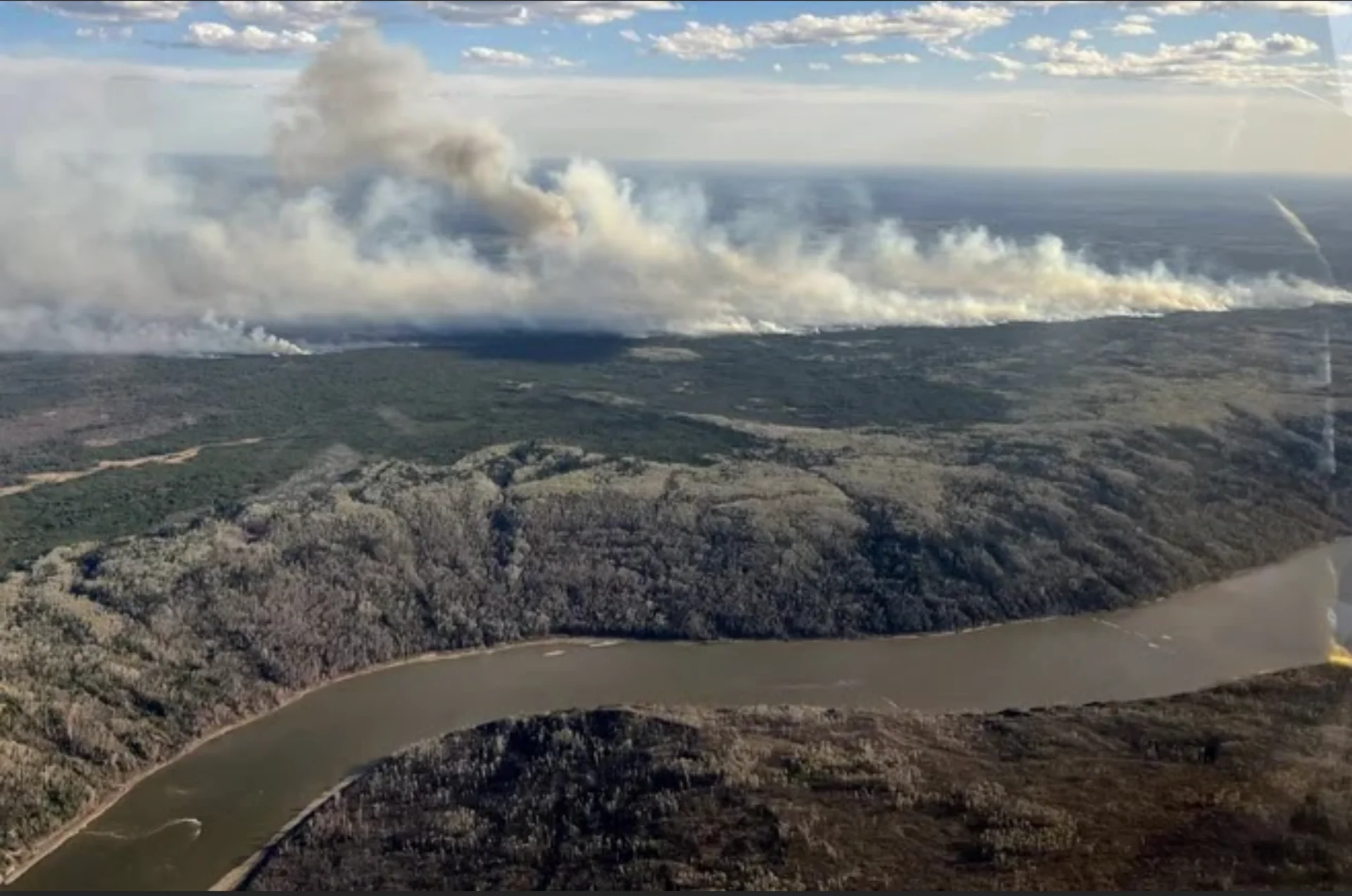 Government of Alberta: Wildfire near Fort McMurray, Alberta, May 10, 2024