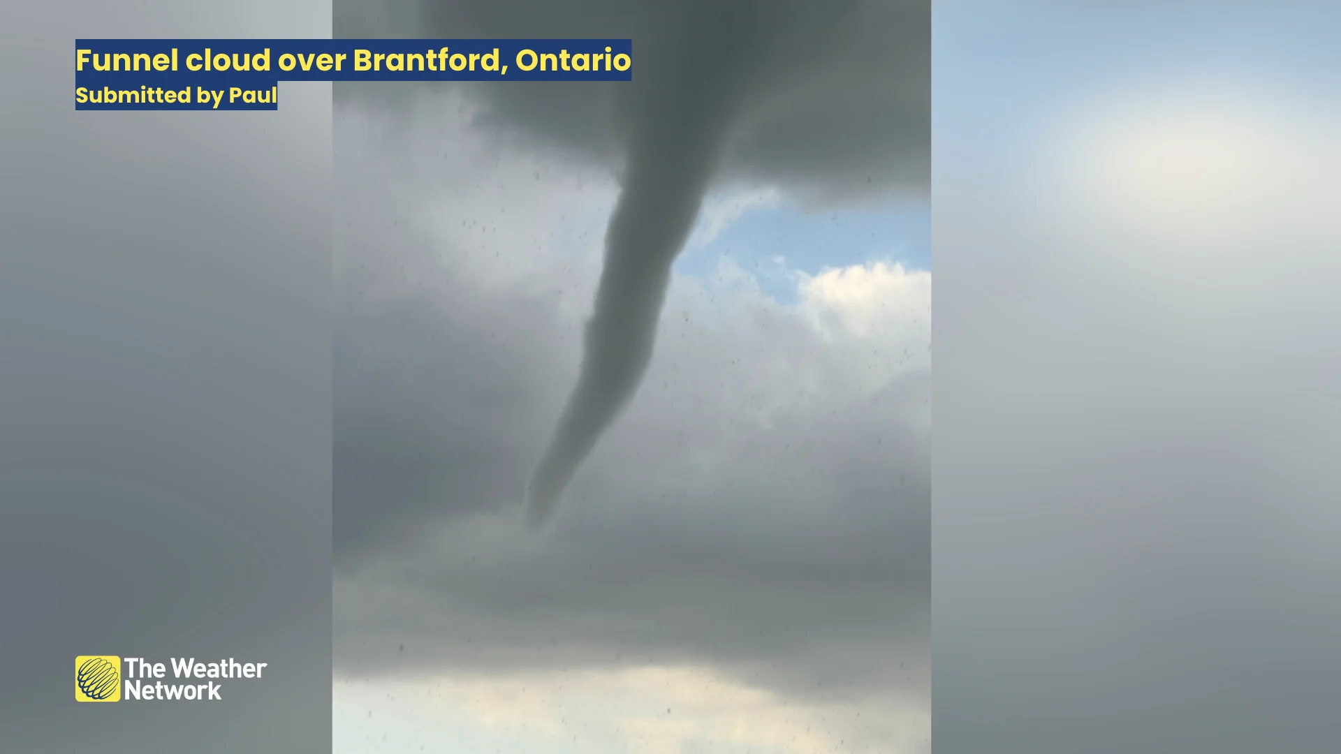 (UGC Paul) Funnel cloud Brantford Ontario September 21 2024