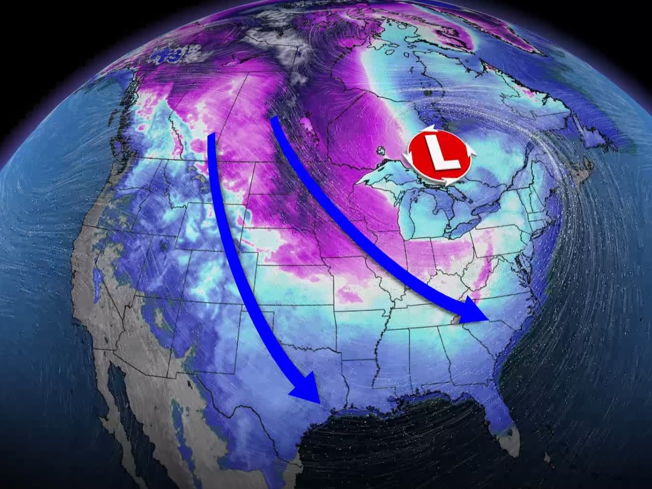 Storm Netork Holiday havoc: Vast, 3,000-km-sized storm puts travel plans in peril ...