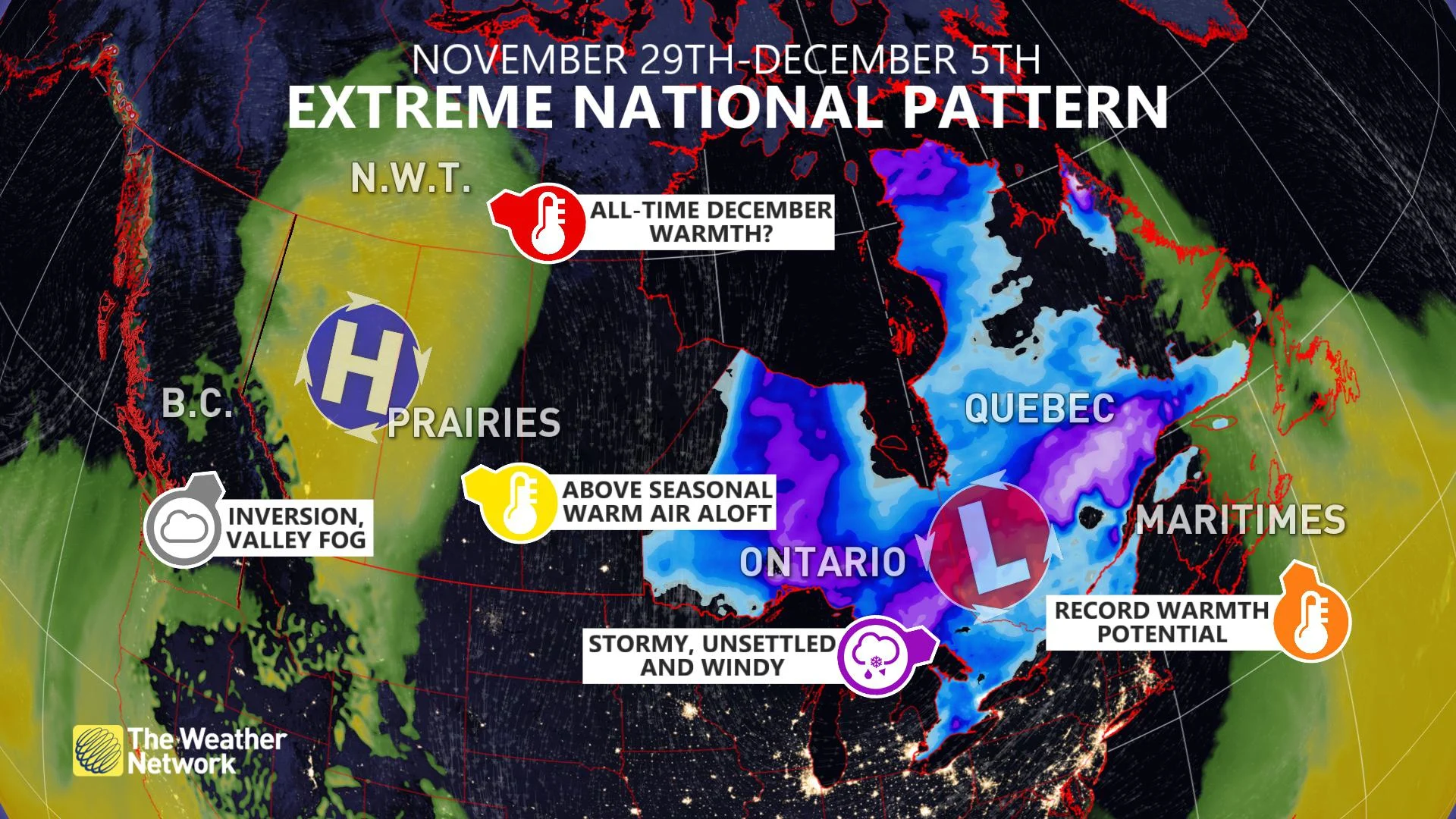 Canada takes the weekend off in a time notorious for strong storms ...