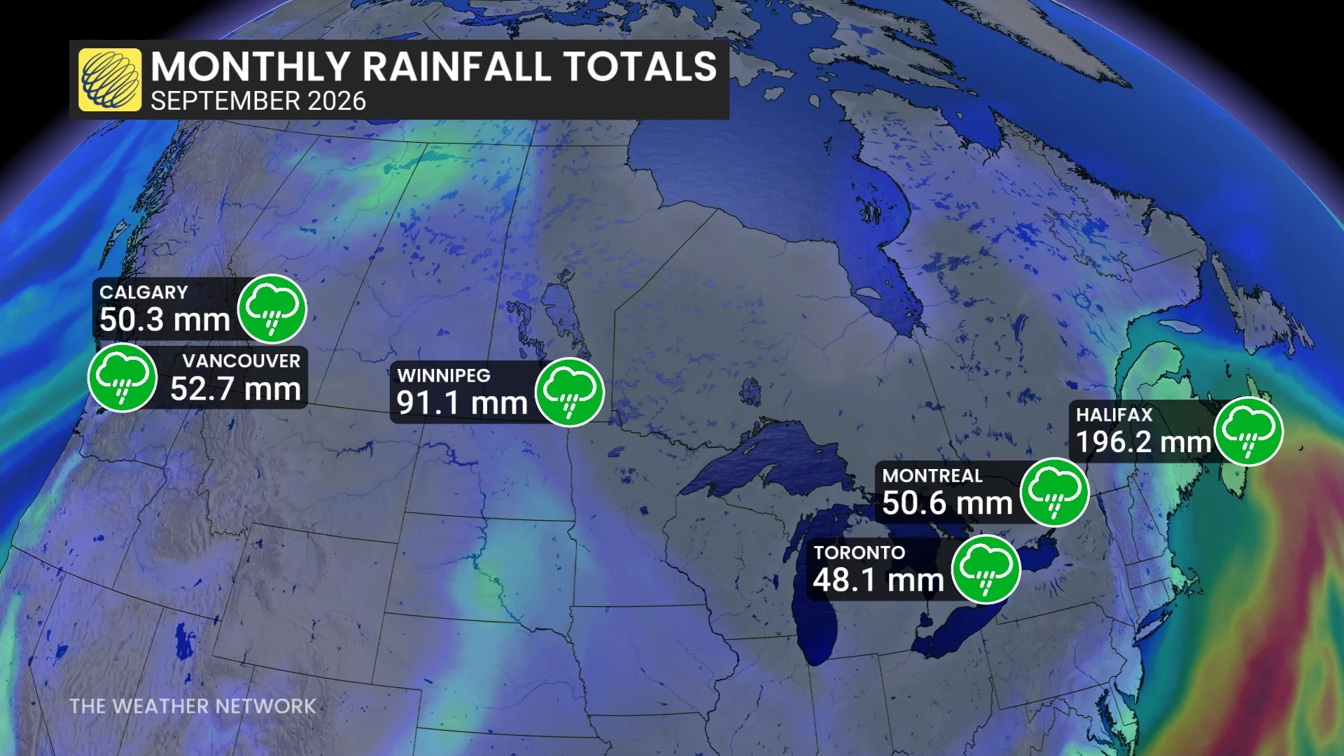 September 2026 Rainfall Totals