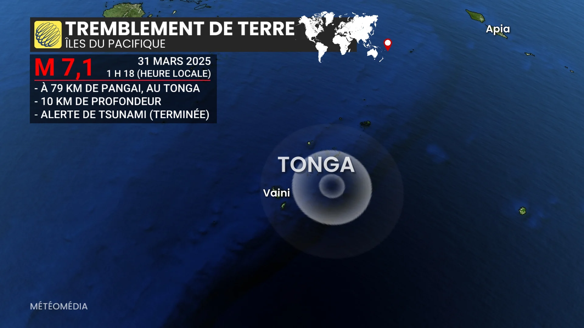 seisme Tonga