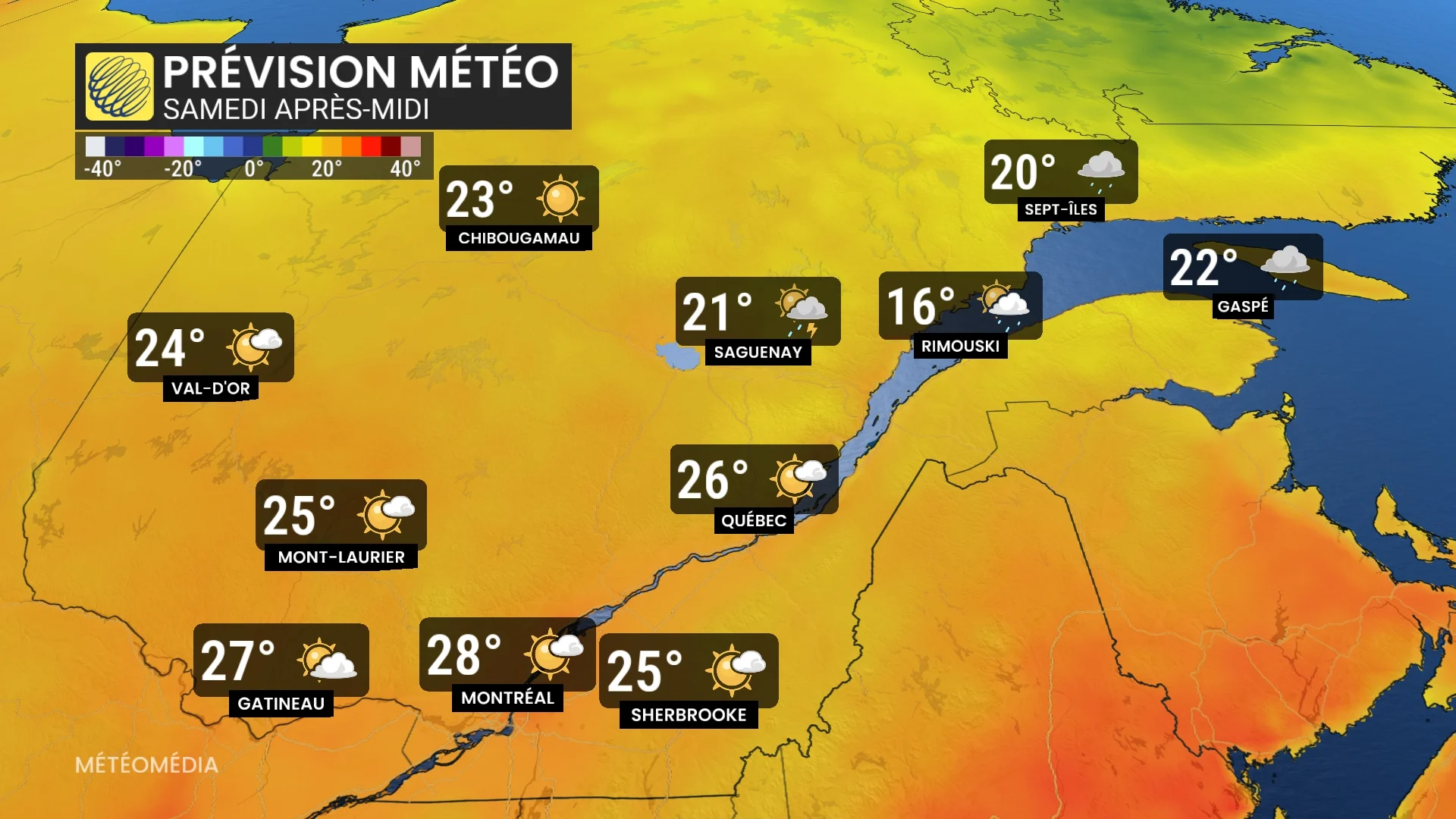 Encore un risque d’orages dans ces secteurs