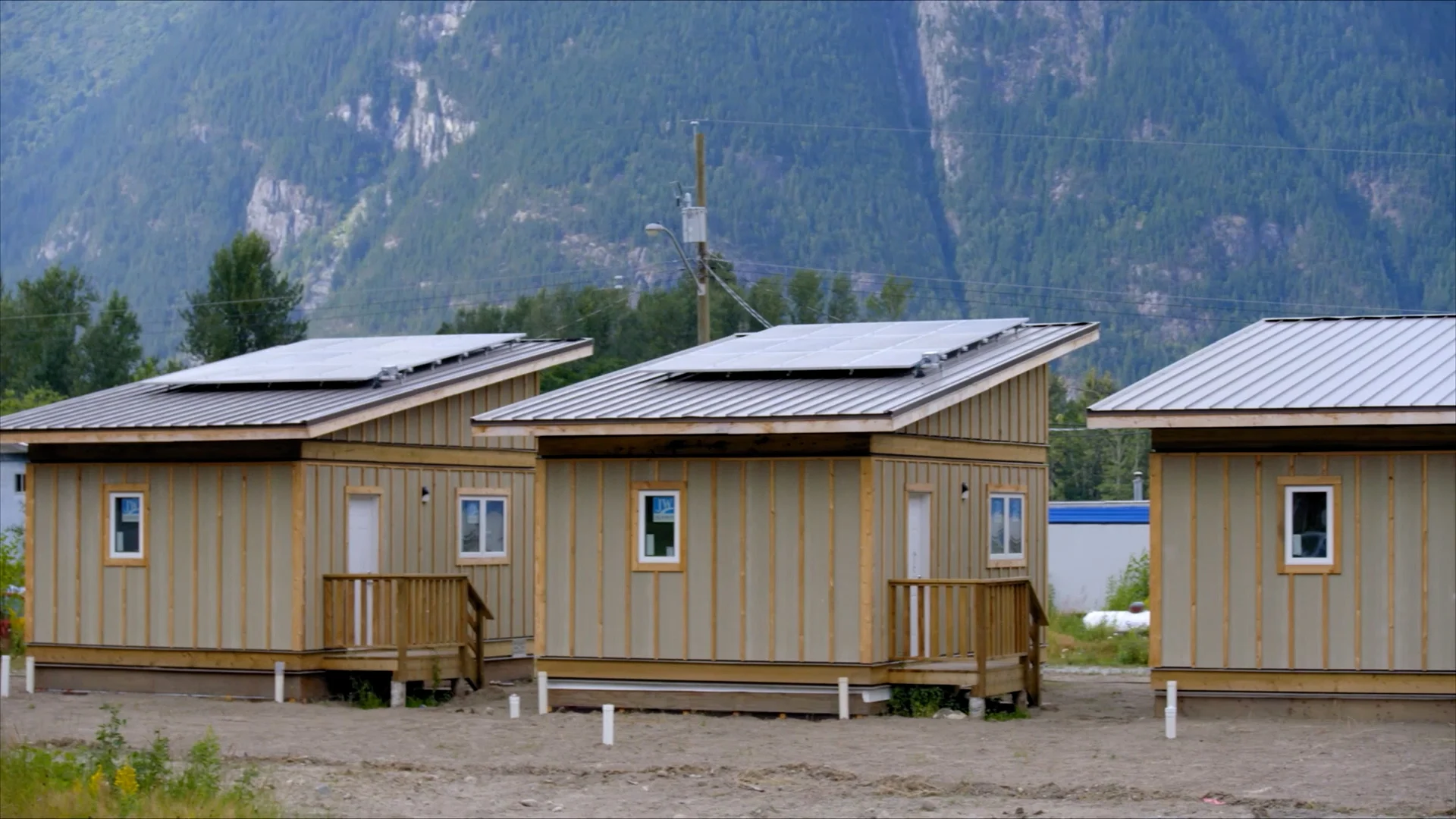 Power to the People Bella Coola Tiny house project for single men