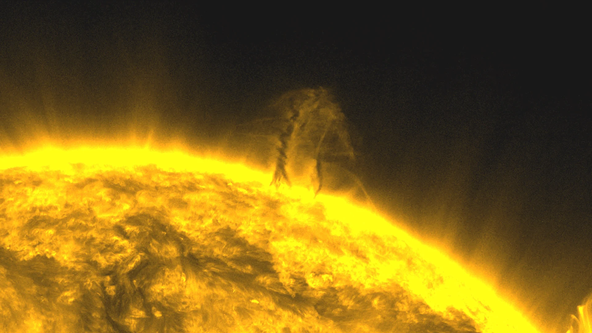 NASA spotted a massive magnetic tornado swirling on the Sun