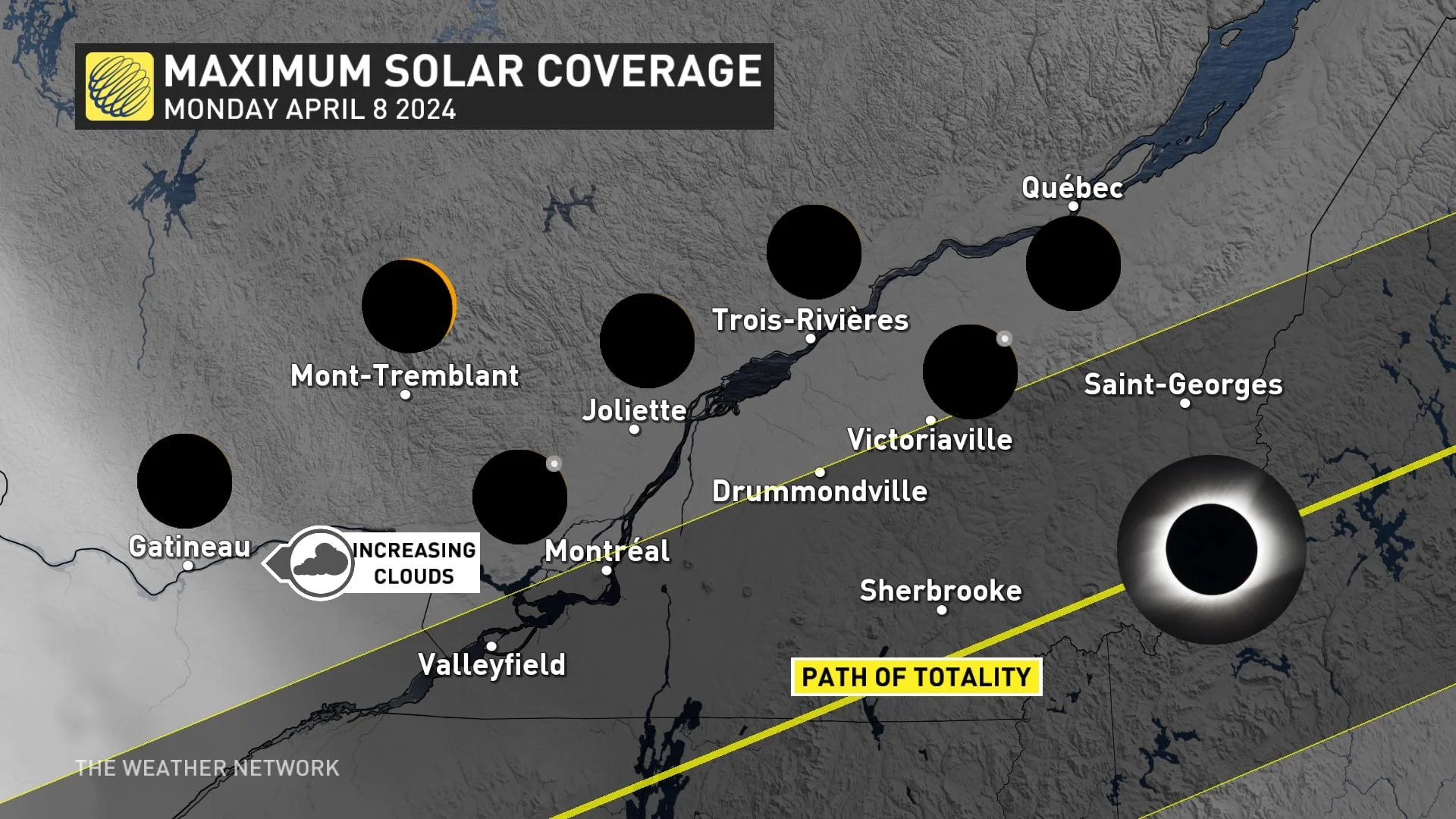 Quebec solar eclipse coverage April 6