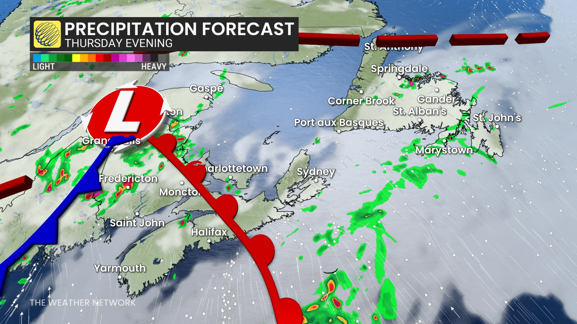 Barron - 0703 Atlantic Canada Precipitation Forecast