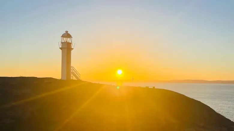 (CBC) Sunrise at Brigus Lighthouse NL