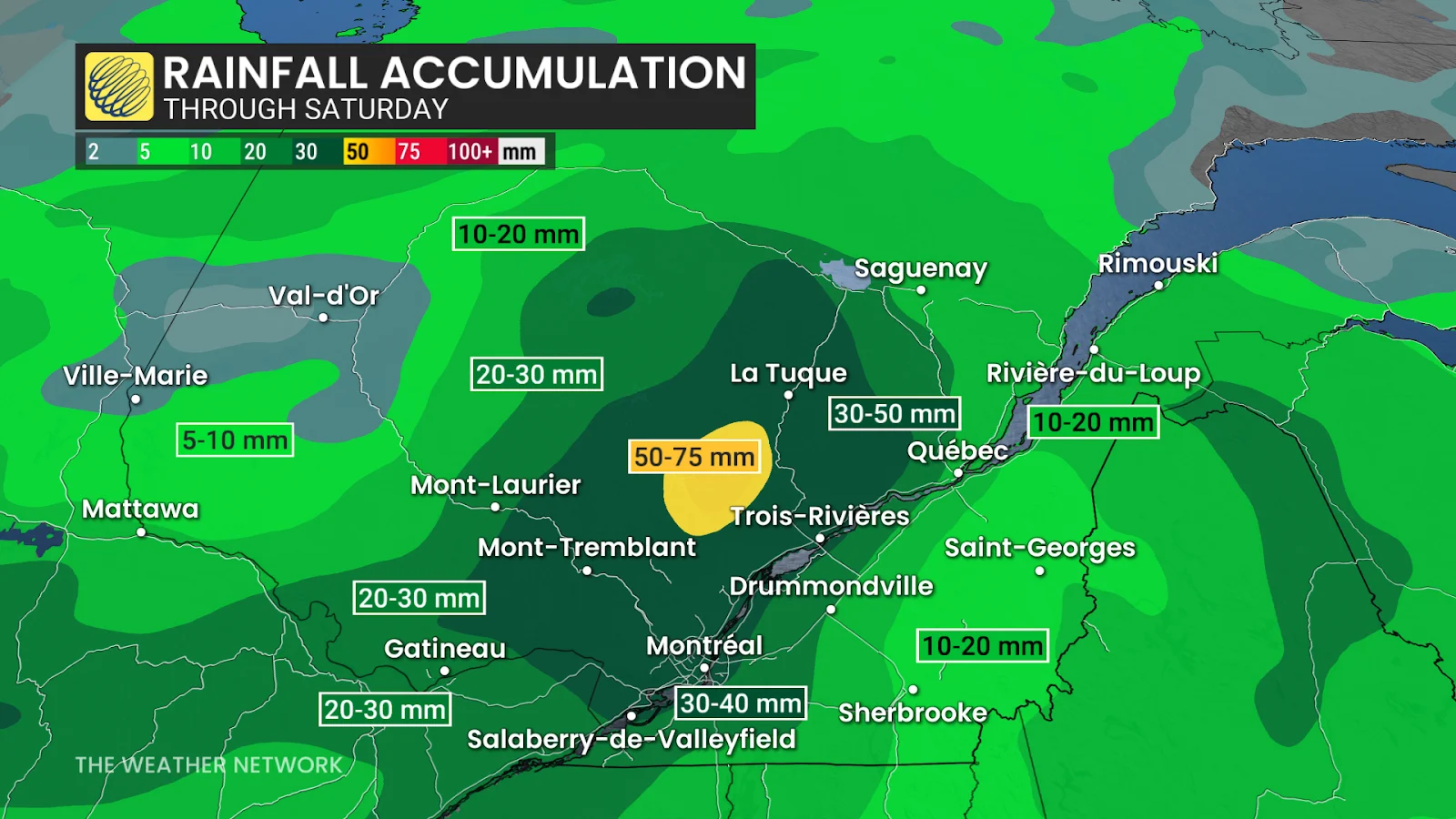 Rainfall, Rain, Storm, Montreal, Quebec, August 28, 2025. (Rhythm Reet/The Weather Network)