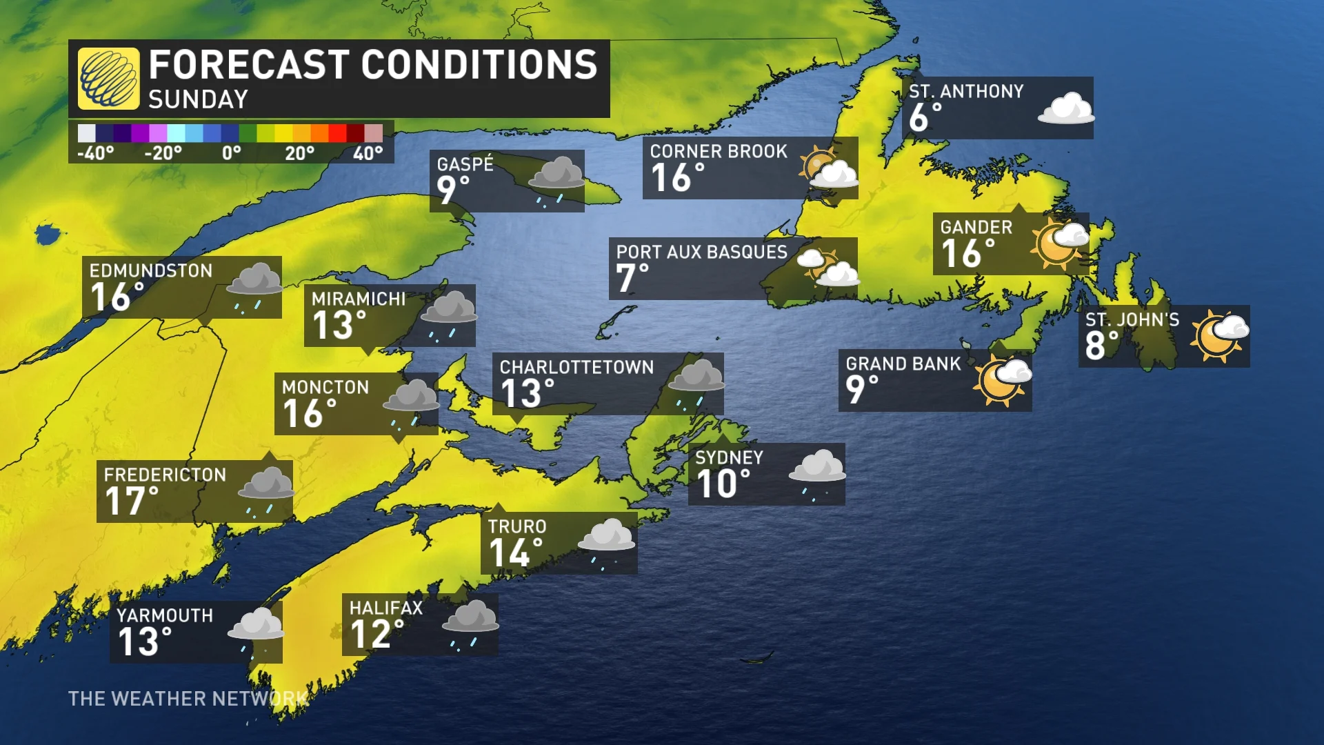 Barron - Sunday Maritimes Forecast
