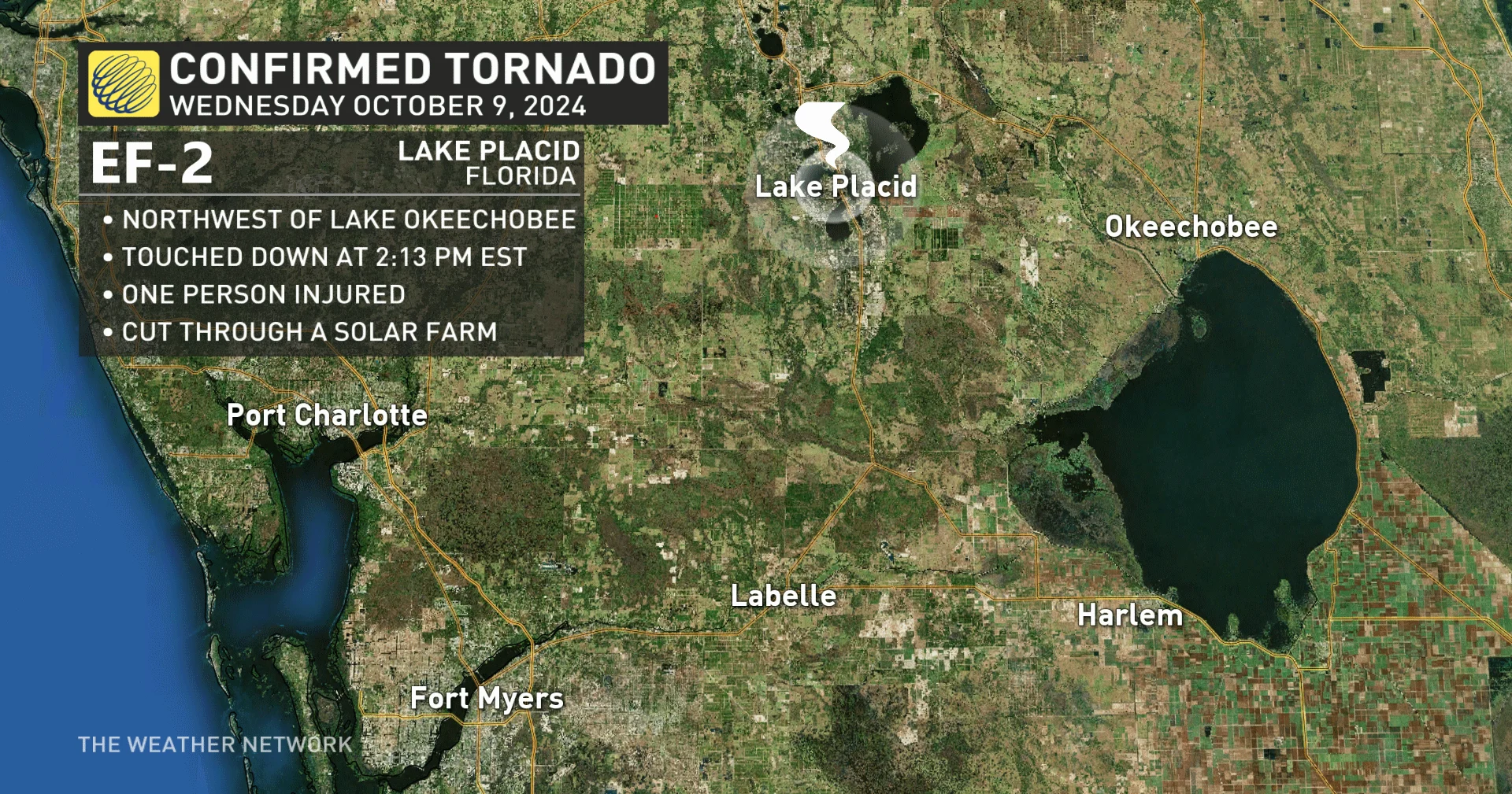 Lake Placid Florida Tornado October 9 2024