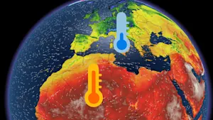 One of the sharpest temperature gradients on Earth is going to happen this week
