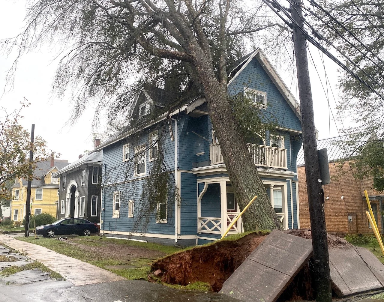 PHOTOS: Fiona strikes the East Coast, cuts power and damages homes