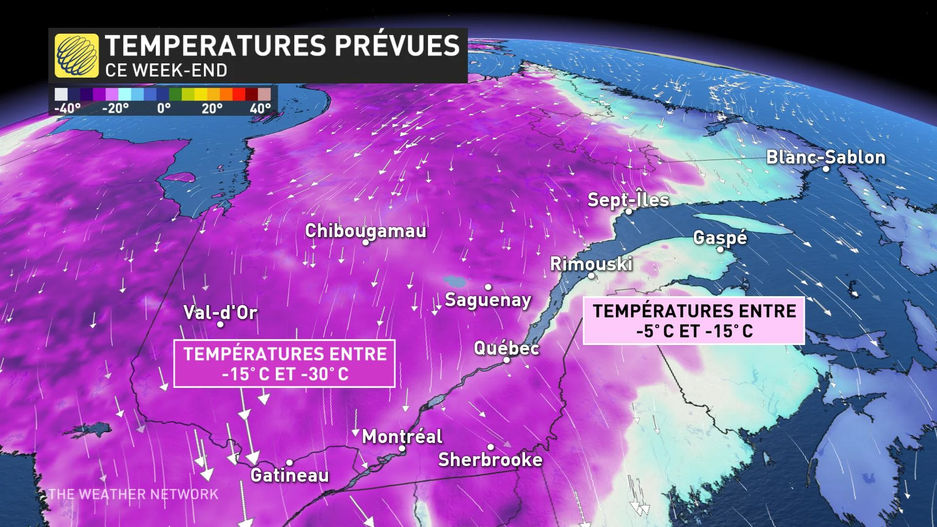 TEMPERATURES PREVUES