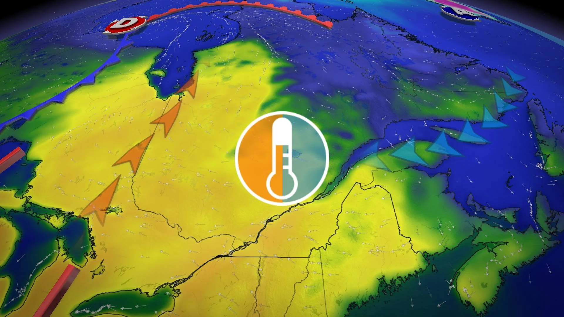 Samedi : le Québec sera séparé en deux