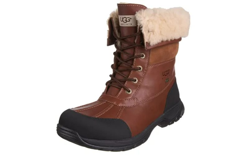 Amazon, UGG Men's Winter Boots, CANVA, winter hiking guide