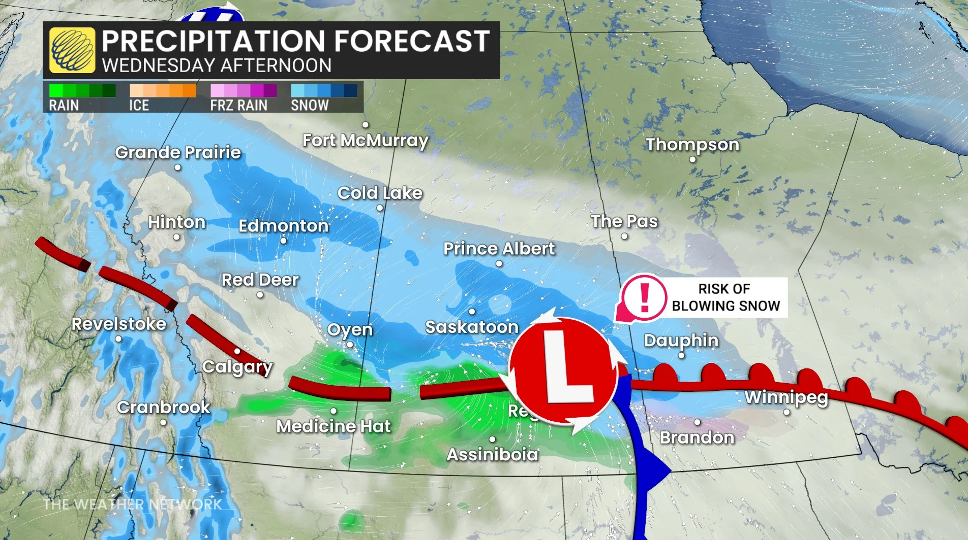 Baron - Prairie Wednesday precipitation - Dec 15