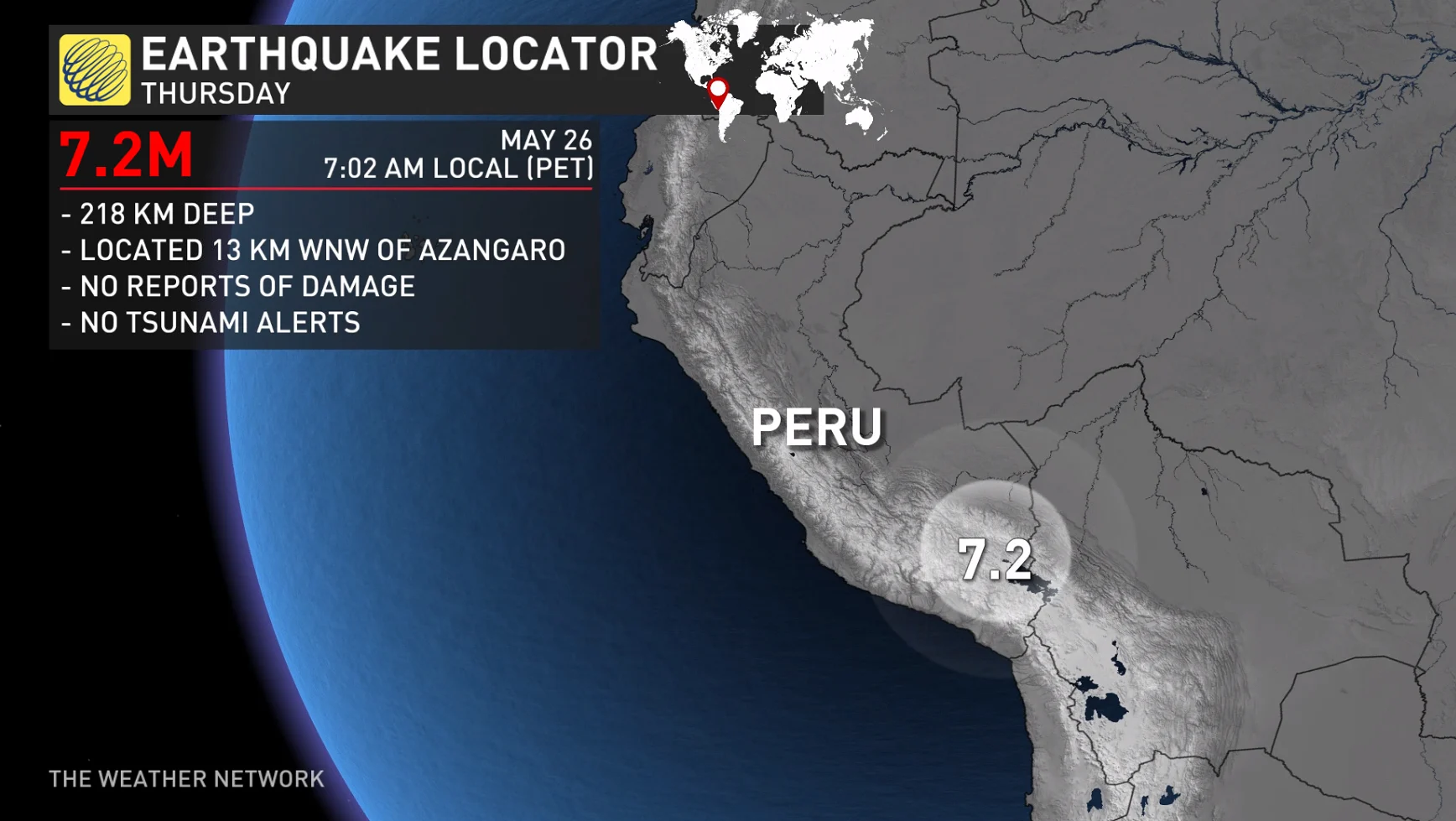 Peru Earthquake May 26, 2022