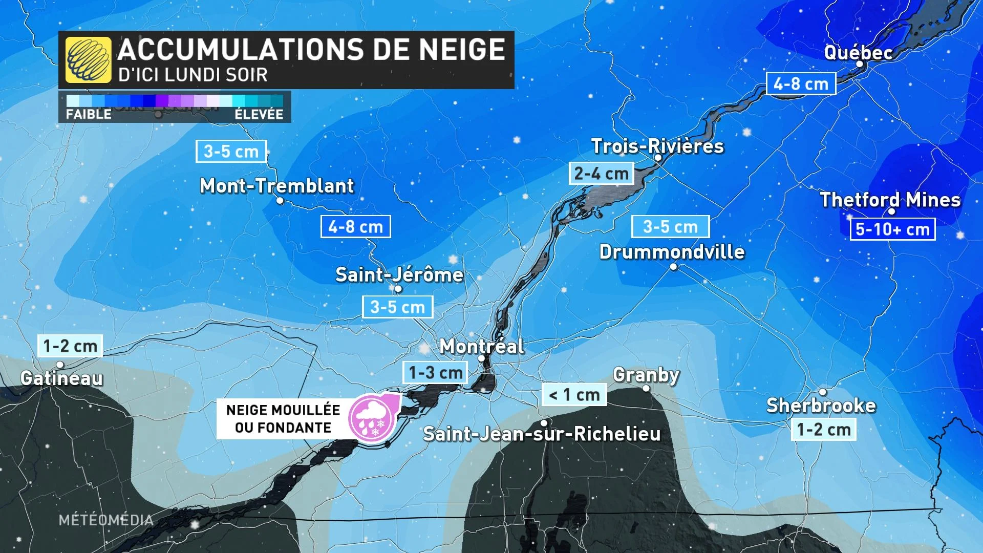 Accumulations sud du Québec