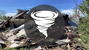 Tornado scar visible from space after severe weather kills dozens