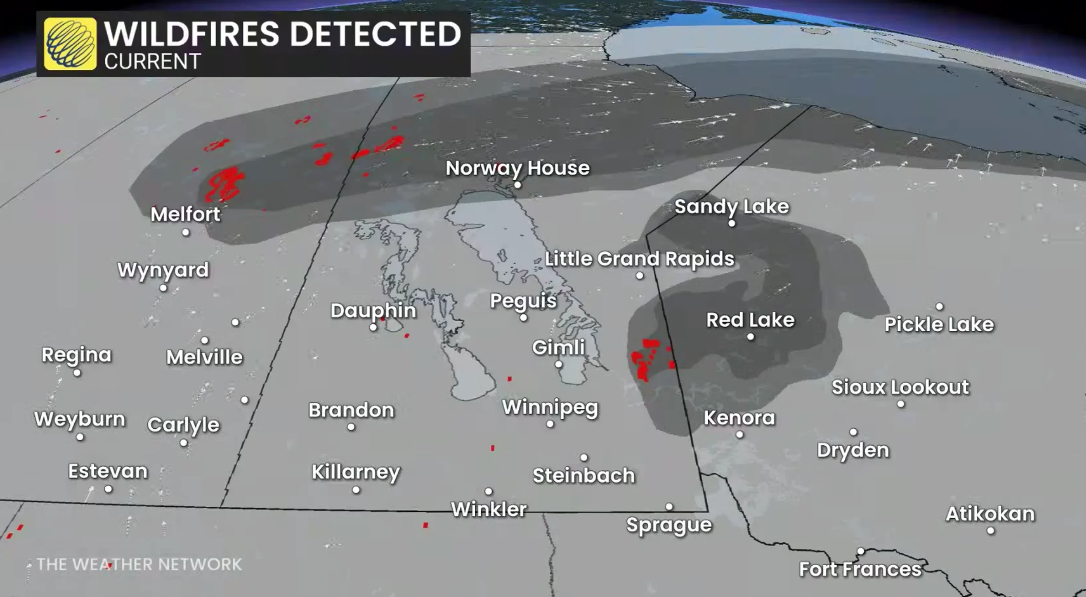 Weds, May 28, 2025: Wildfires in Saskatchewan and Manitoba 
