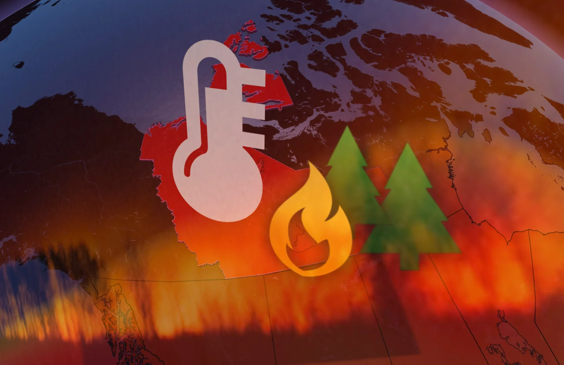 Blazing Arctic temperatures continue to feed fires in Canada's north