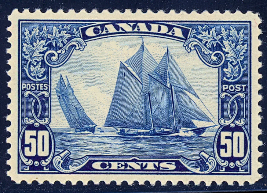 Canada bluenose 1928 issue-50c