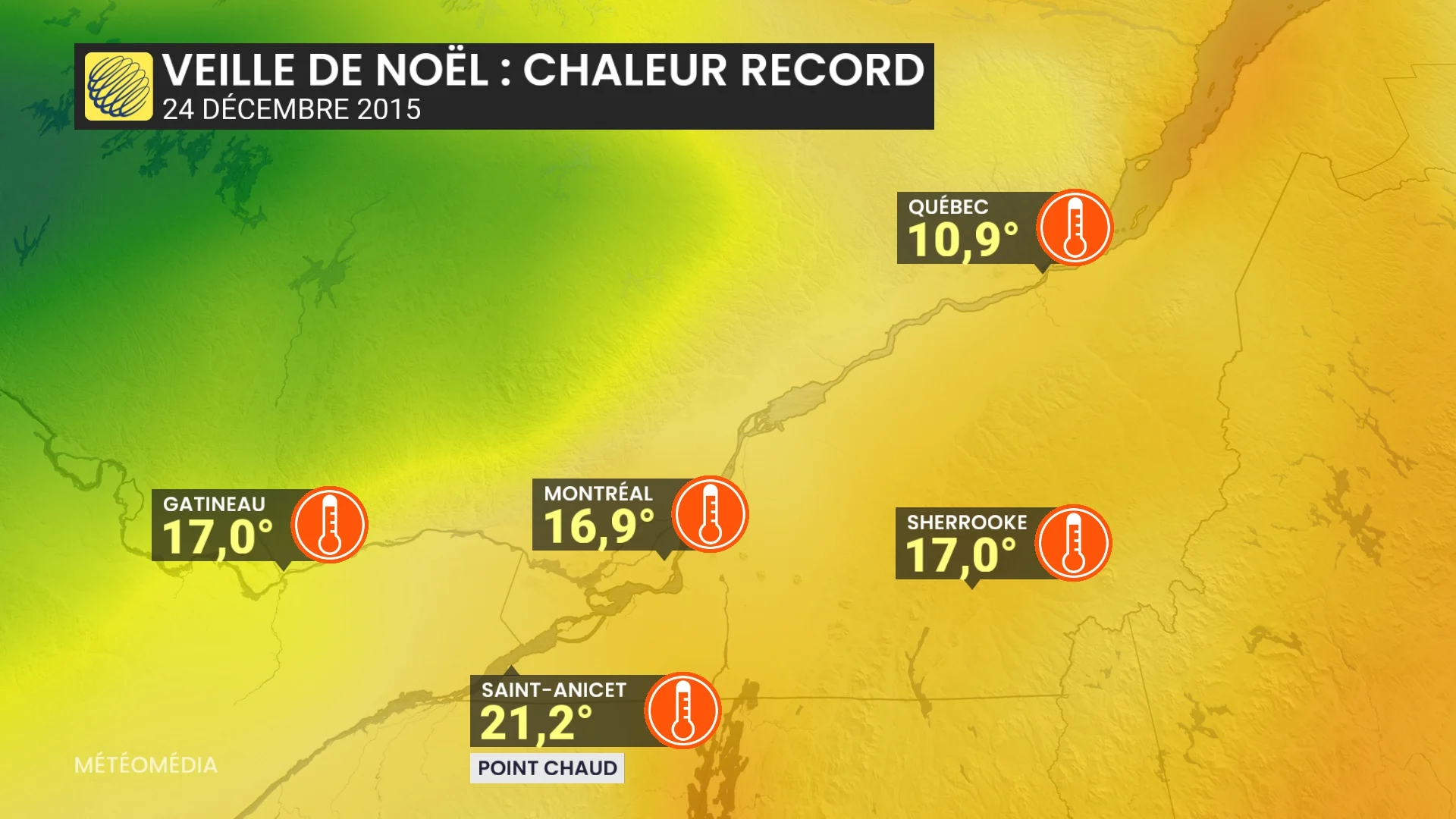Quand la météo des fêtes vire à l'extrême